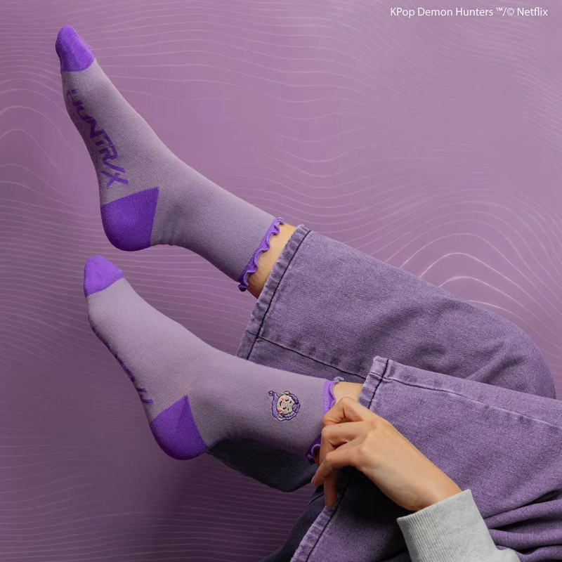 Kpop Demon Hunters - Set 3 paires de chaussettes Rumi Mira & Zoey