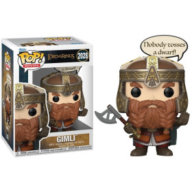 Lord of the Rings - Pop! Sayings - Gimli (Nobody Tosses a Dwarf!) n°2028