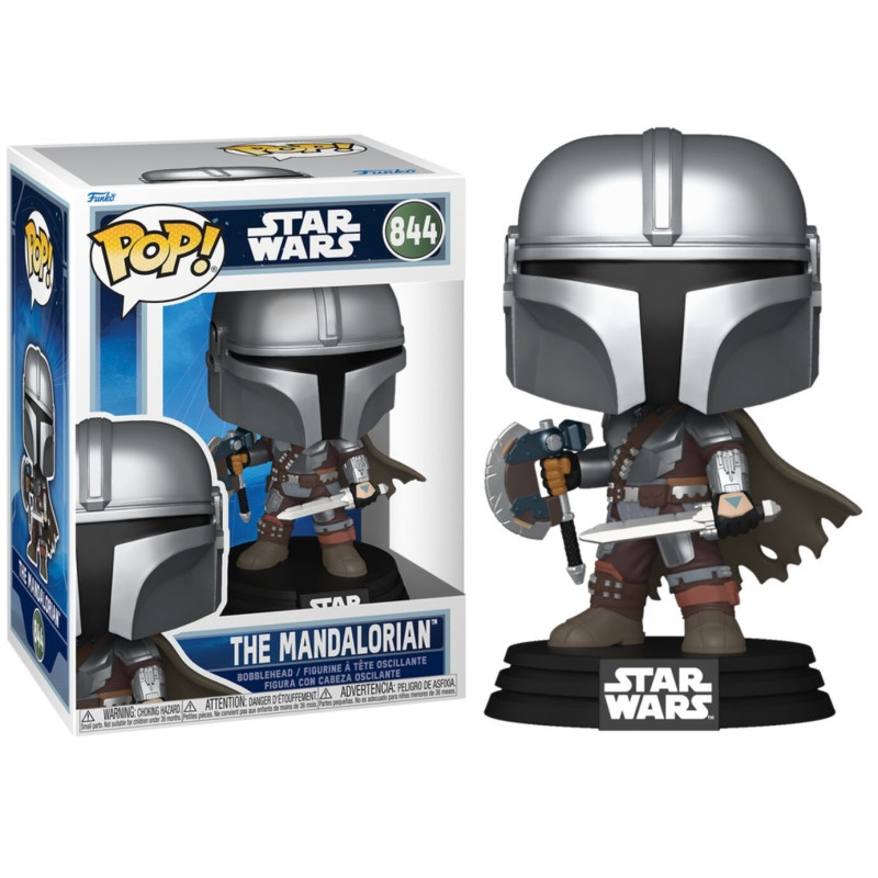 Star Wars : The Mandalorian & Grogu - Pop! - The Mandalorian (Duel Wield) n°844