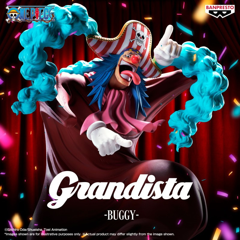 FEVRIER 2027 : One Piece - Figurine Grandista Buggy 25 cm