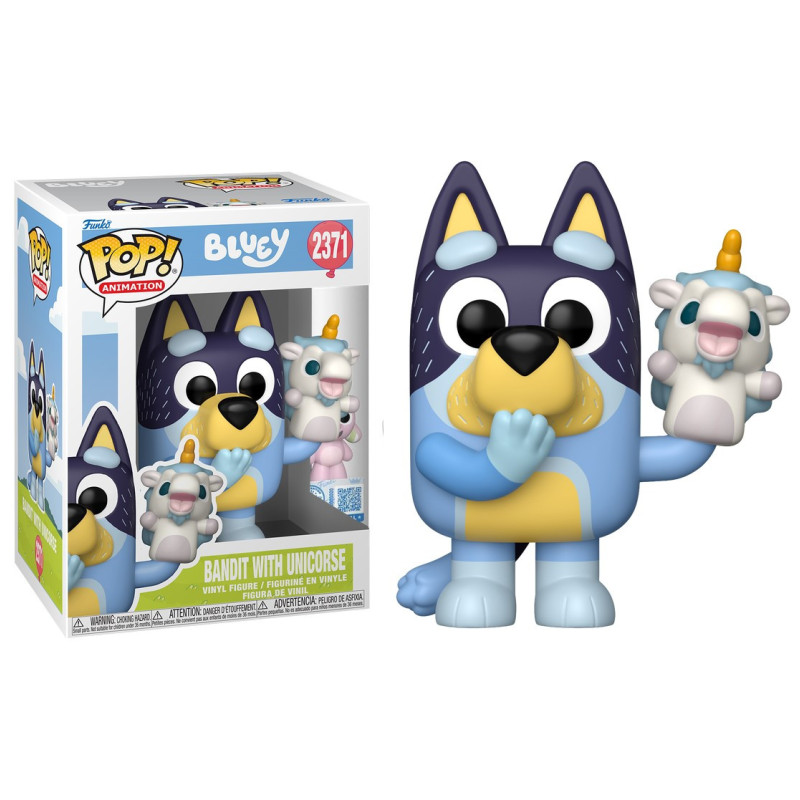 AOUT 2026 : Bluey - Pop! - Bandit avec Licorne n°2371