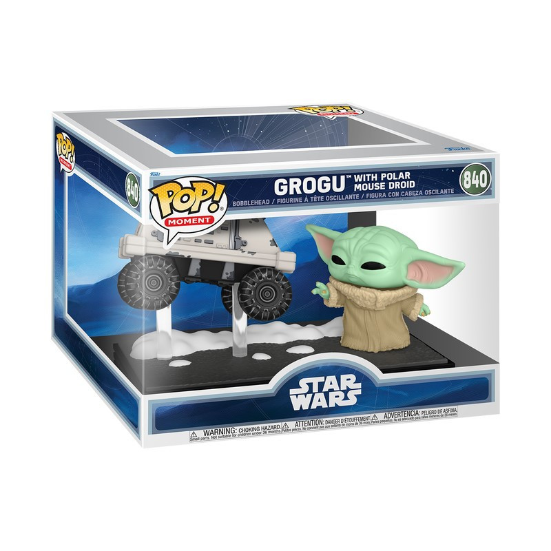 Star Wars : The Mandalorian & Grogu - Pop! Moment - Grogu with Polar Mouse Droid n°840