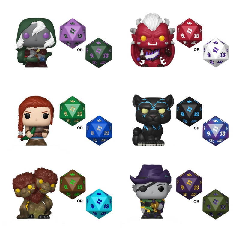 Dungeons & Dragons - Pop! Bitty Mystery - 1 EXEMPLAIRE ALEATOIRE