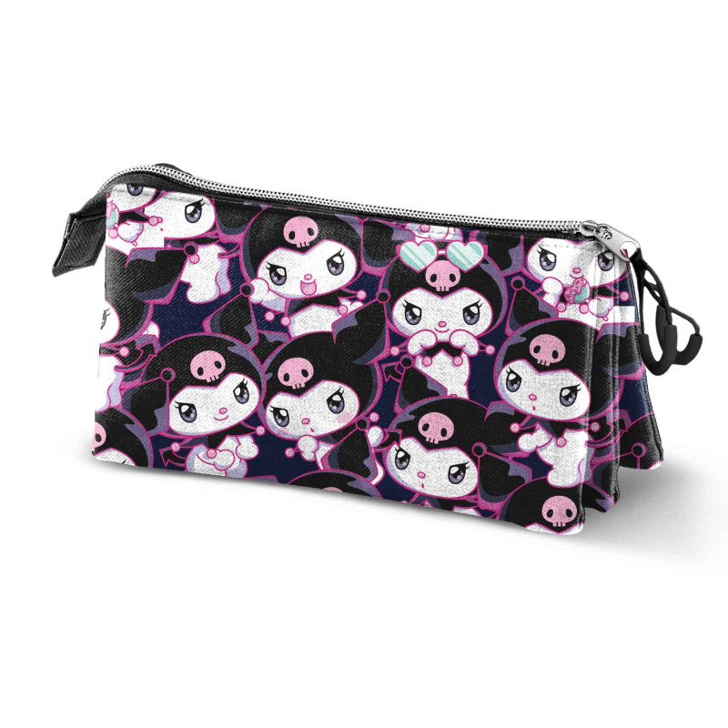 Sanrio - Trousse Triple Rogue Kuromi