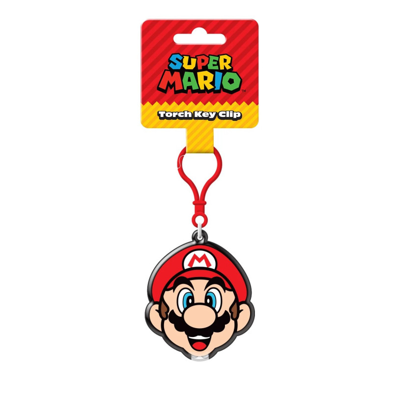 Super Mario - Porte-clé bag-clip torche Mario