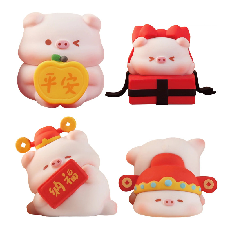Lucky Sweet Pig - Figurine Good Luck to You Series Blind Box 1 EXEMPLAIRE ALEATOIRE