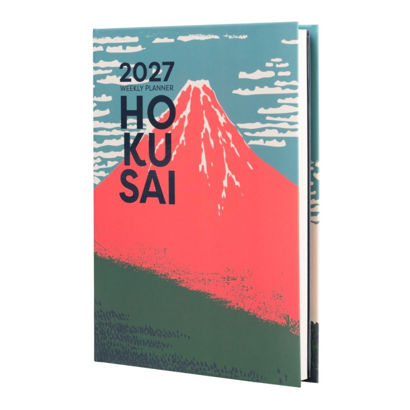 Hokusai - Agenda Scolaire 17 mois 2026/2027
