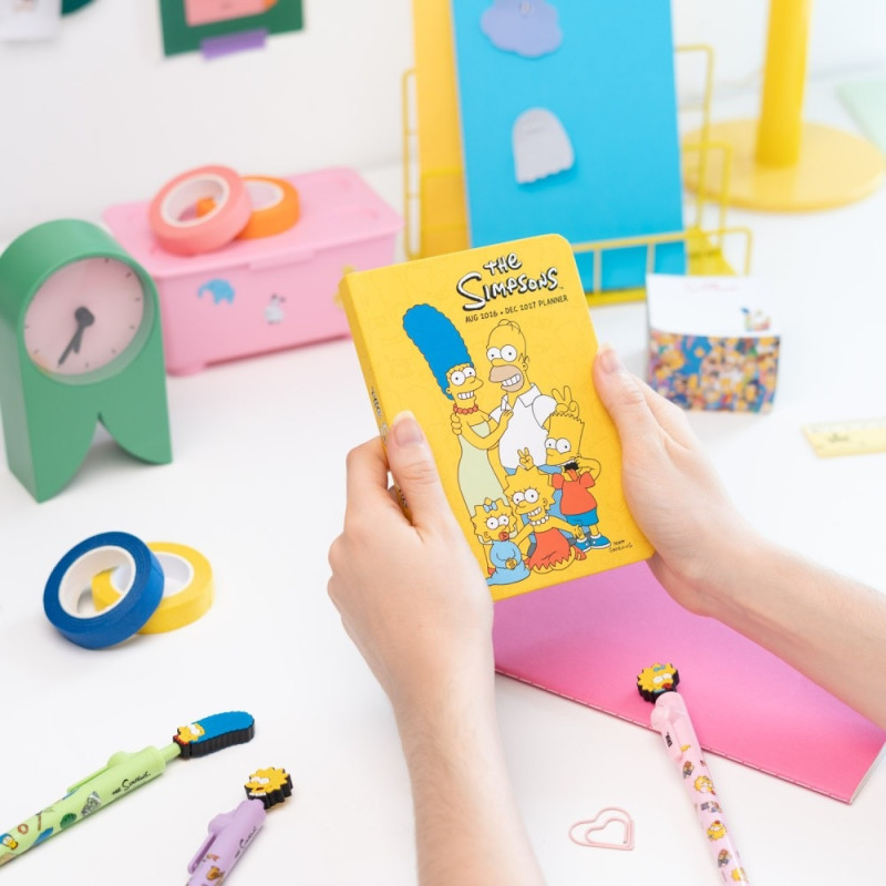 The Simpsons - Agenda Scolaire 17 mois 2026/2027