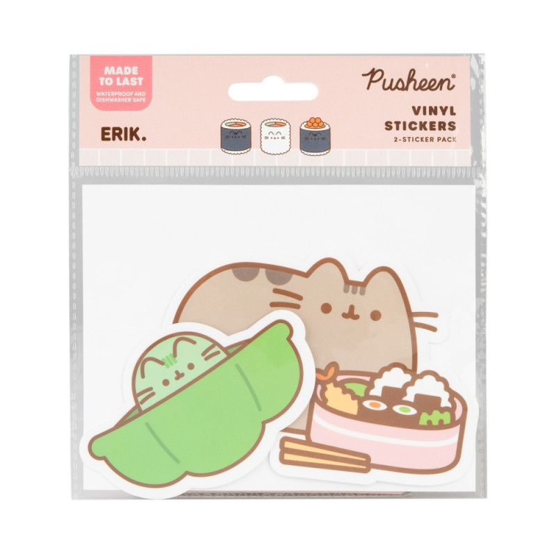 Pusheen - Set de 2 autocollants Pusheen Sushi Roll 4