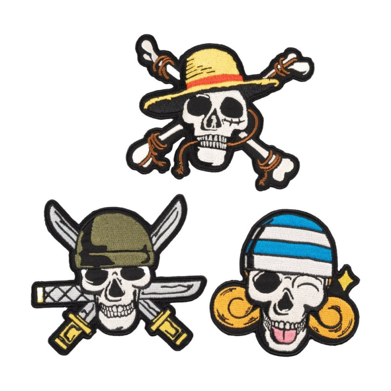 One Piece (Netflix) - Set de 3 patches thermocollants
