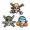 One Piece (Netflix) - Set de 3 patches thermocollants