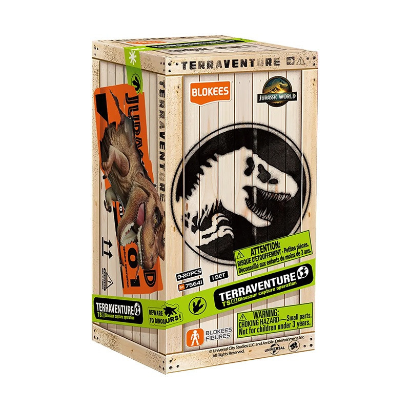 Jurassic World - Mini Maquette Blokees Terraventure Ts01  1 EXEMPLAIRE ALEATOIRE