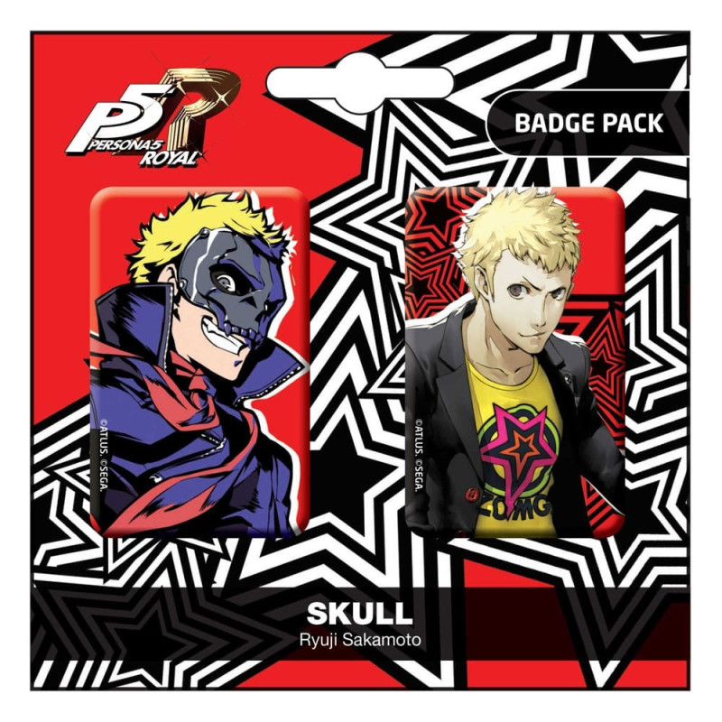 Persona 5 Royal – Pack 2 Pin's Skull Ryui Sakamoto - Popbuddies