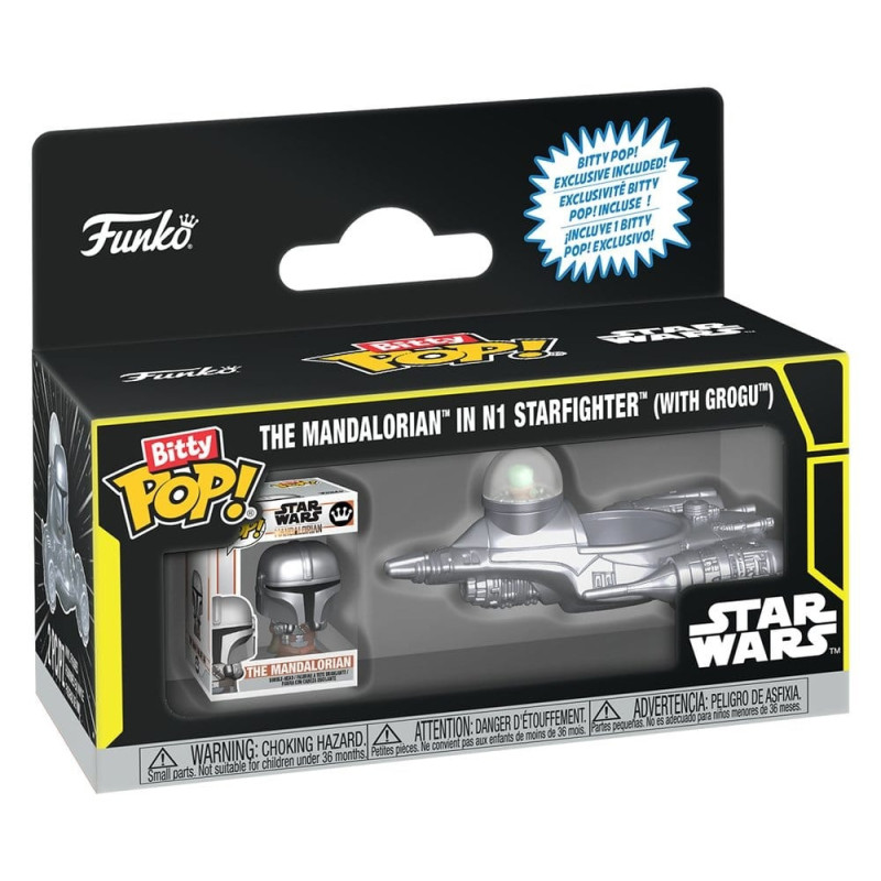 Star Wars - Bitty Pop! Ride - The Mandalorian in N1 Starfighter (with Grogu)