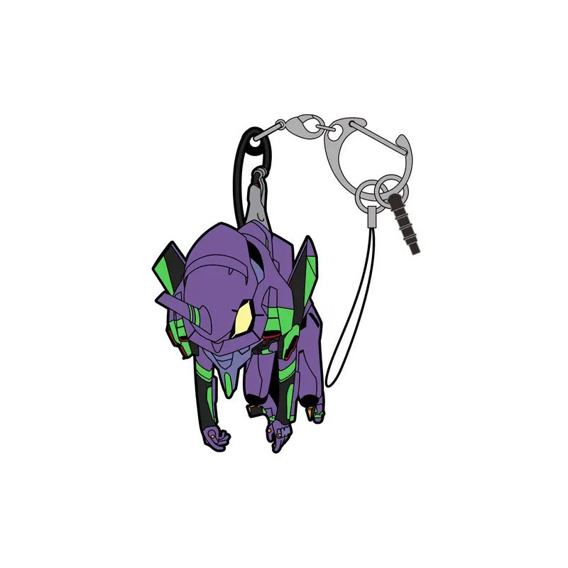 Evangelion - Porte-clé acrylique Tsumamare EVA-01