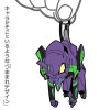 Evangelion - Porte-clé acrylique Tsumamare EVA-01