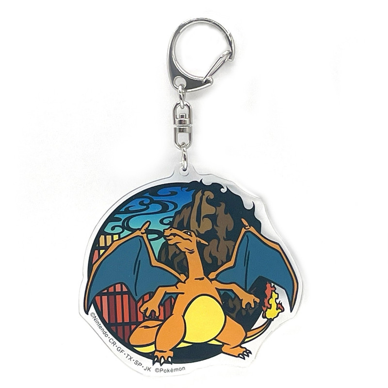 Pokémon - Porte-clé acrylique Dracaufeu - Twinkle