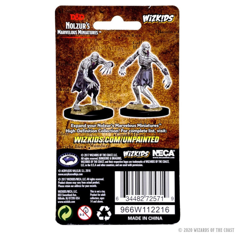Dungeons & Dragons: Nolzur’s Marvelous - Figurines miniatures à peindre Ghouls