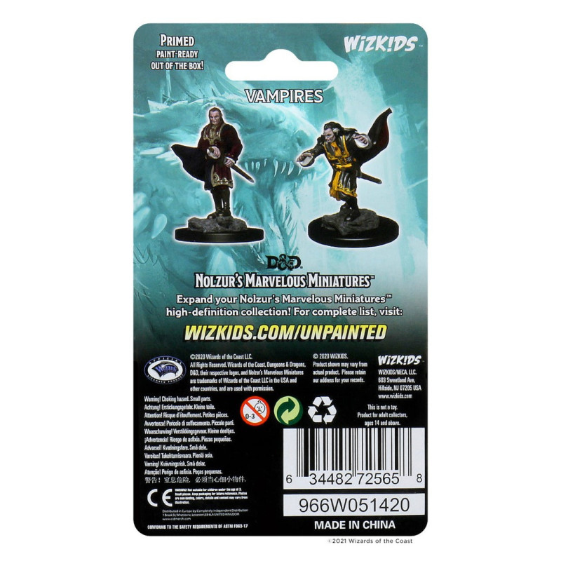 Dungeons & Dragons: Nolzur’s Marvelous - Figurines miniatures à peindre Vampires
