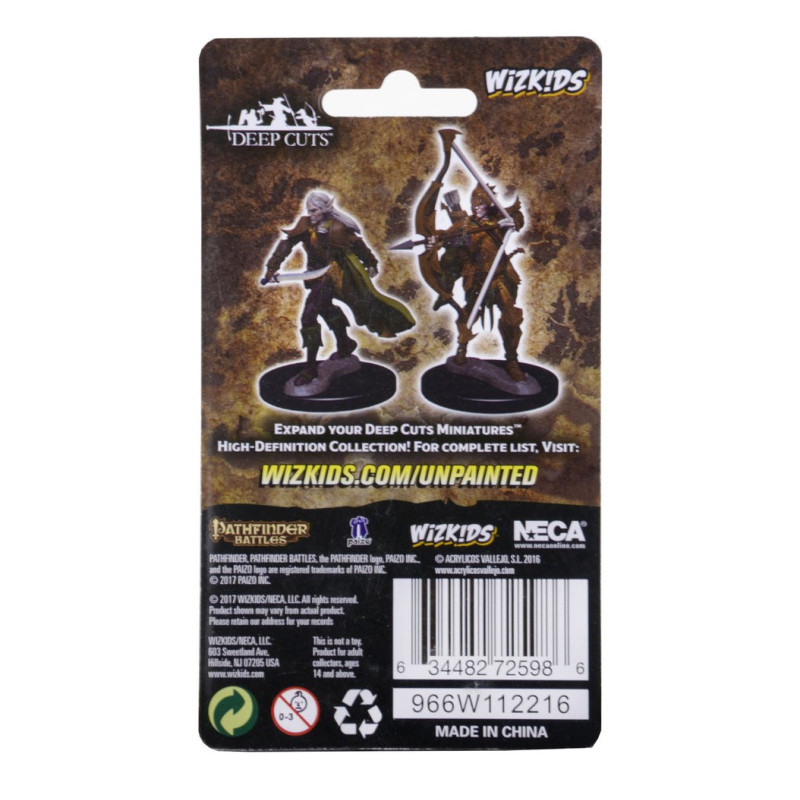 Pathfinder : Deep Cuts - Figurines miniatures à peindre Elf Male Fighter