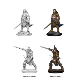 Pathfinder : Deep Cuts - Figurines miniatures à peindre Human Male Fighter