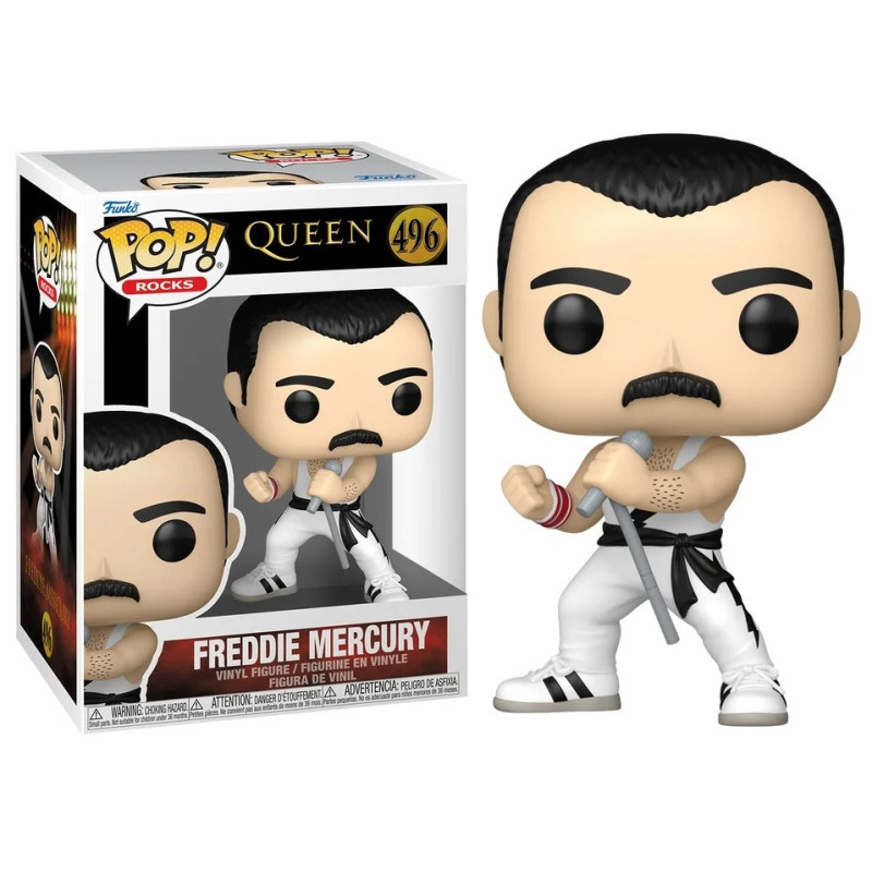 Queen - Pop! - Freddy Mercury (White Singlet)  n°496