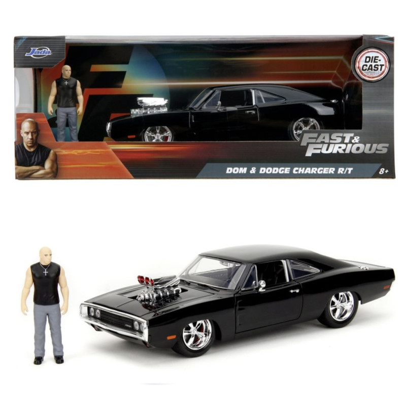 Fast & Furious - 1/24 Dodge Charger R/T 1970 avec figurine