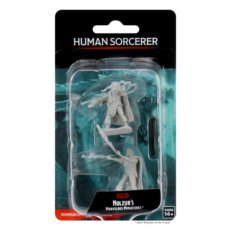 Dungeons & Dragons: Nolzur’s Marvelous - Figurines miniatures à peindre  Human Male Sorcerer