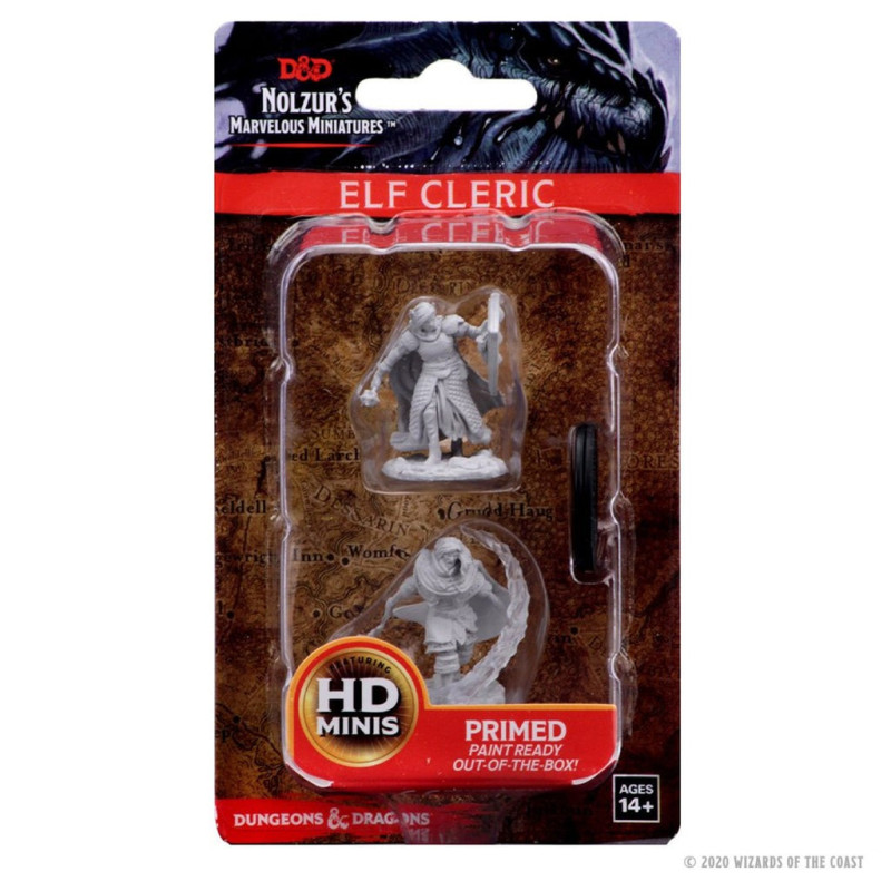 Dungeons & Dragons: Nolzur’s Marvelous - Figurines miniatures à peindre Elf Male Cleric