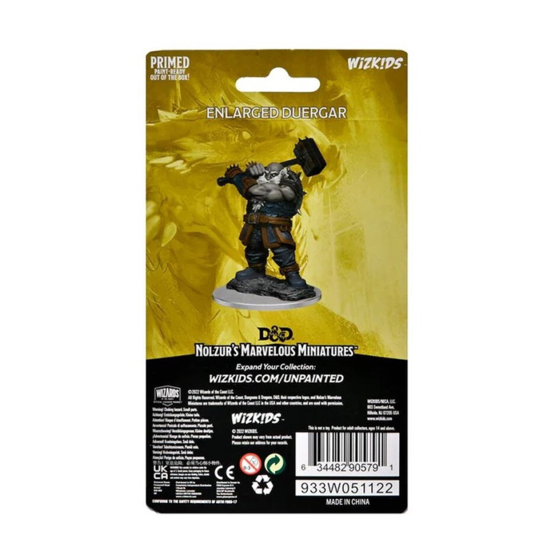 Dungeons & Dragons: Nolzur’s Marvelous - Figurine miniature à peindre Enlarged Duergar