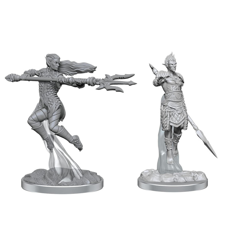 Dungeons & Dragons: Nolzur’s Marvelous - Figurines miniatures à peindre Sea Elf Fighters