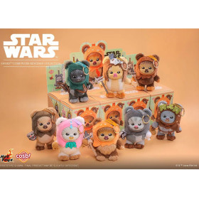 Star Wars - Bag Clip Cosbi Plush Ewoks 1 EXEMPLAIRE ALEATOIRE