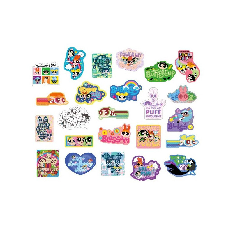 The Powerpuff Girls (Les Super Nana) - Set 2 Smiley Stickers 1 EXEMPLAIRE ALEATOIRE