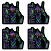 Evangelion - Set de Mini Stickers Eva Unit-01