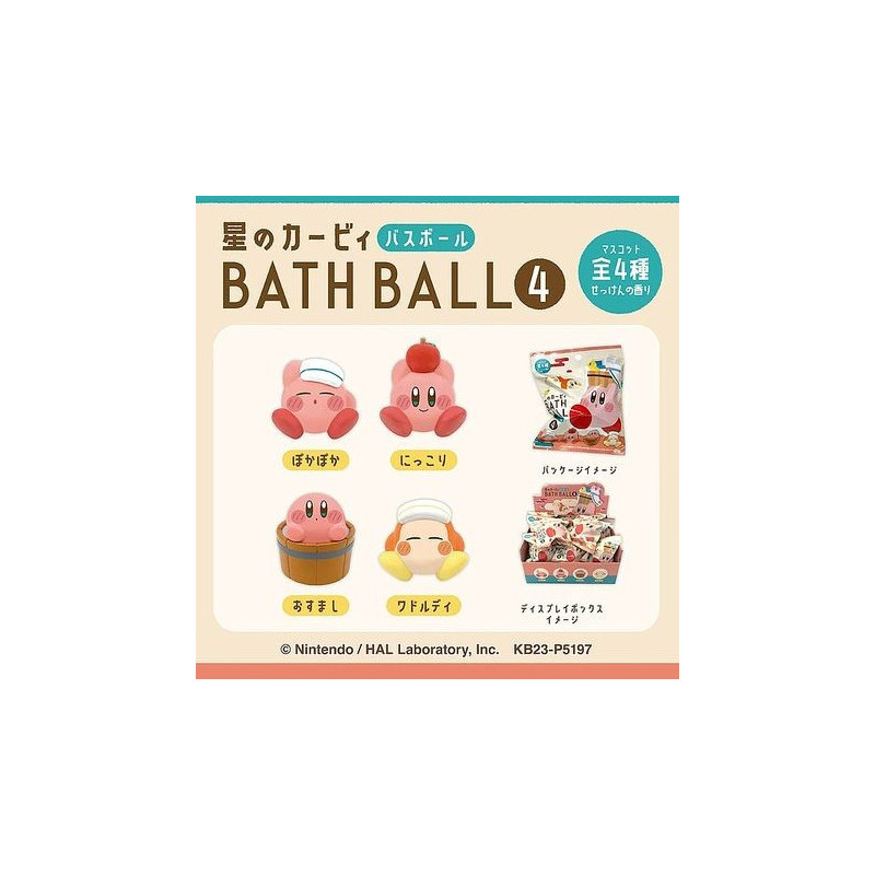 Kirby - Kirby's Dream Land Bombe de bain avec mini figurine 1 EXEMPLAIRE ALEATOIRE