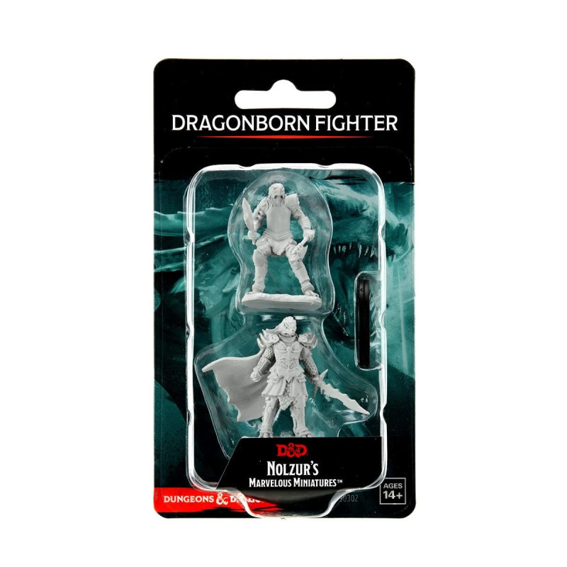 Dungeons & Dragons: Nolzur’s Marvelous - Figurines miniatures à peindre Female Dragonborn Fighter