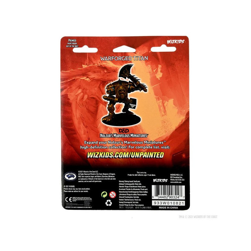 Dungeons & Dragons: Nolzur’s Marvelous - Figurine miniature à peindre  Warforged Titan