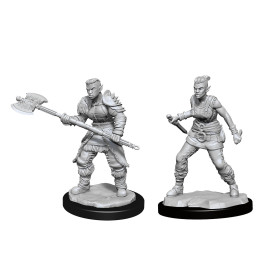 Dungeons & Dragons: Nolzur’s Marvelous - Figurines miniatures à peindre Orc Barbarian Female