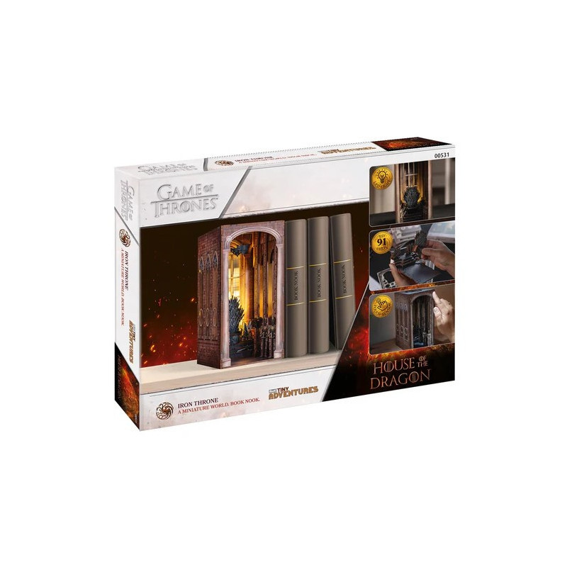 Game of Thrones - Book Nook Iron Throne Tiny Adventures