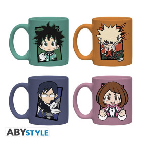 My Hero Academia - Set 4 tasses espresso Chibi