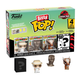 Jurassic Park - Pop! Bitty - 4-Pack Series 2  Raptor