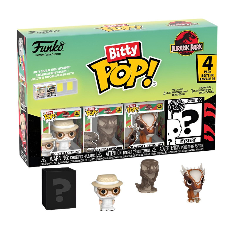 Jurassic Park - Pop! Bitty - 4-Pack Series 2  Raptor