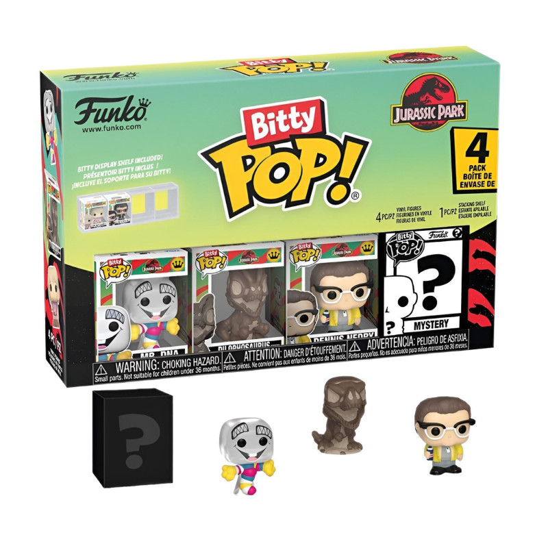 Jurassic Park - Pop! Bitty - 4-Pack Series 3  Mr. DNA