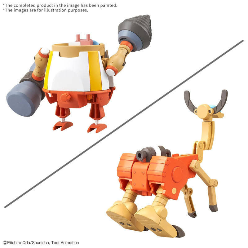 One Piece - Model kit Chopper Robo Supper 4 & 5 Kung Fu & Walk Hopper