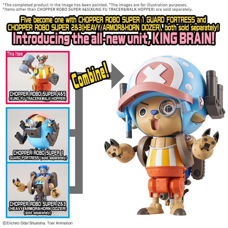 One Piece - Model kit Chopper Robo Supper 4 & 5 Kung Fu & Walk Hopper