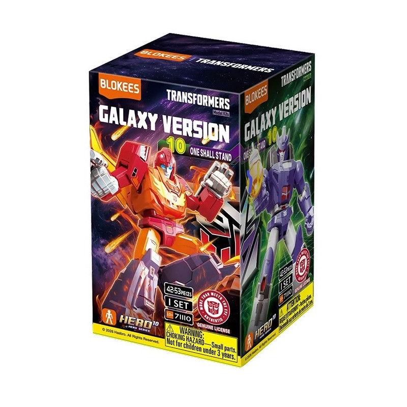 Transformers - Model Kit Maquette Blokees Galaxy Version 10 One Shall Stand  1 EXEMPLAIRE ALEATOIRE