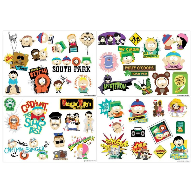 South Park - Set de stickers tech decals - FaNaTtik