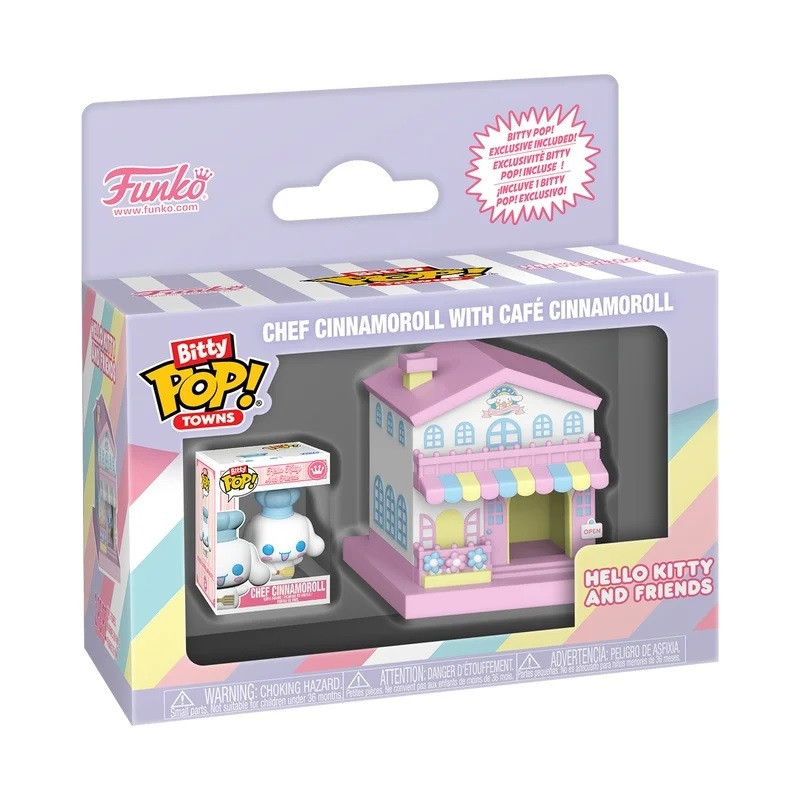 Sanrio - Bitty Pop! Town - Cafe Cinnamoroll avec Cinnamoroll – Funko
