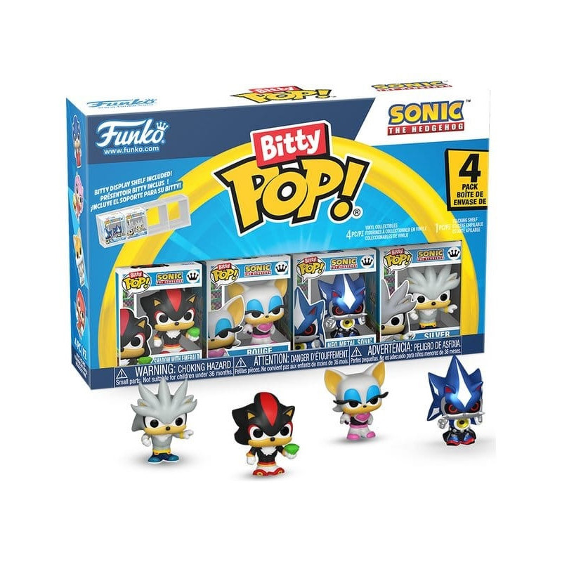Sonic - Pop! Bitty - 4-Pack Series 1 Shadow – Funko