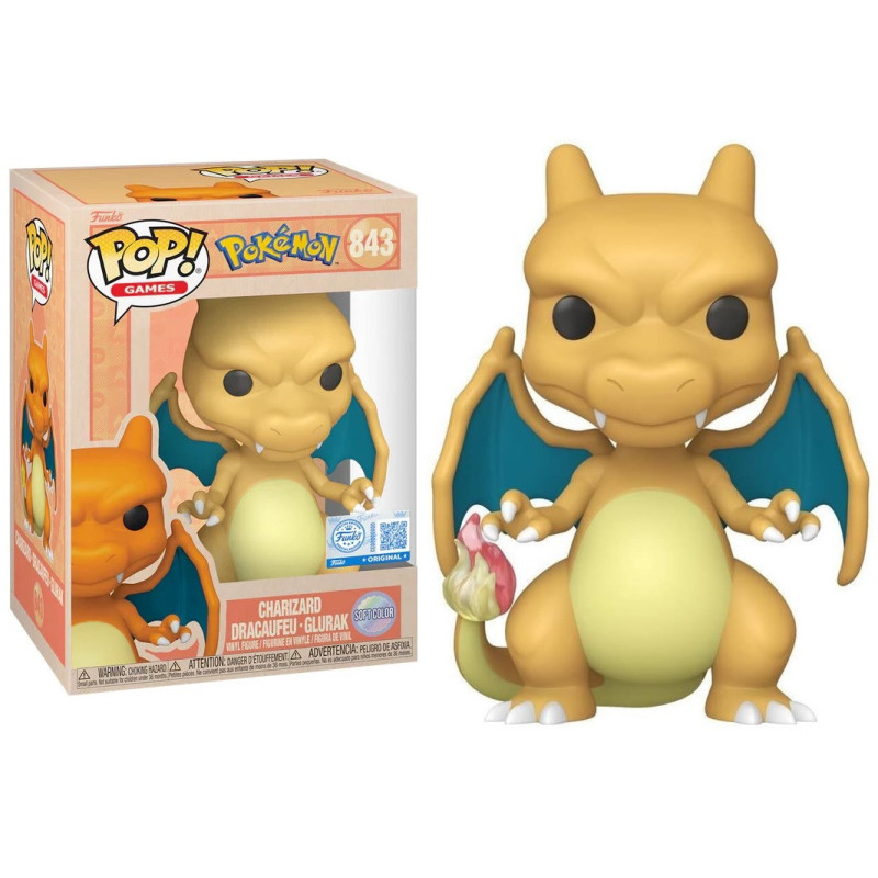 Pokémon - Pop! - Dracaufeu Soft Color (Charizard) n°843